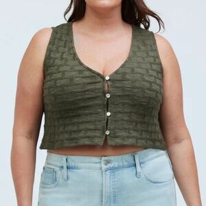 Basketweave-Stitch Vest